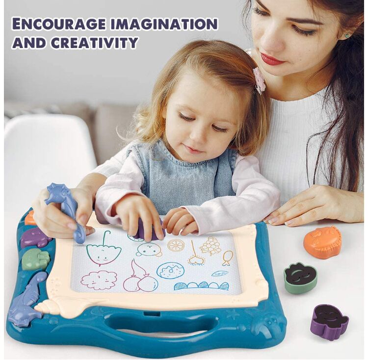 Hot Selling Colorful Magnetic Drawing Board for Kids ,Writing Sketch Board Educational Learning Toys for Baby Toddlers
