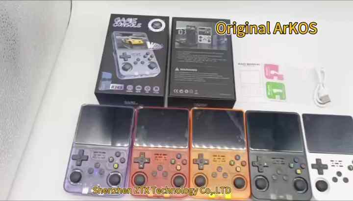 Console portatile per videogiochi retrò Data Frog R36S, sistema Linux