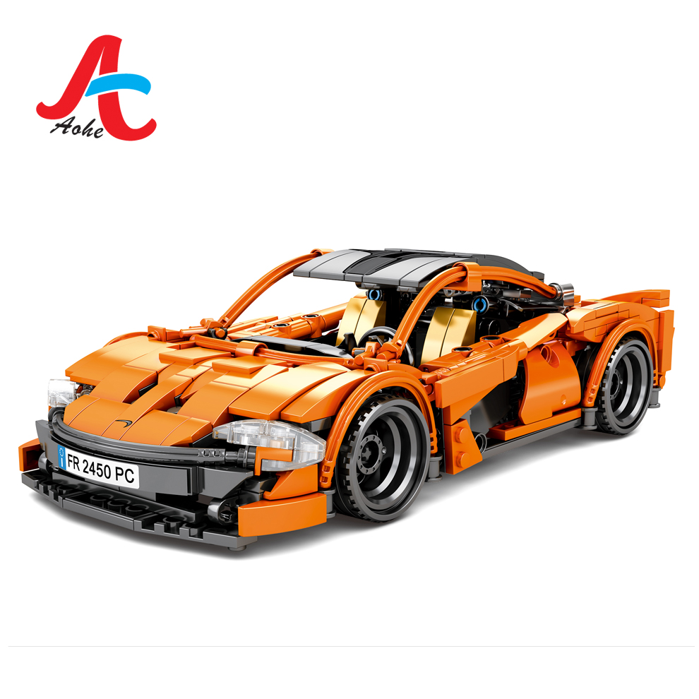 Горячая Распродажа Sembo 3D Сборка мелких частиц образовательная модель автомобиля Тяговая обратная спортивная машина строительные блоки с 708 шт.