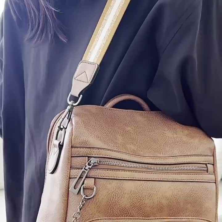 Backpack Purse for Women Travel Backpack With Tassel Women display picture 3