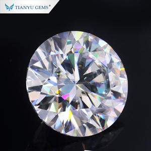 Wuzhou Gems CT Preis Loose Stone Size 15mm forever brilliant Wholesale Moissanite Diamante