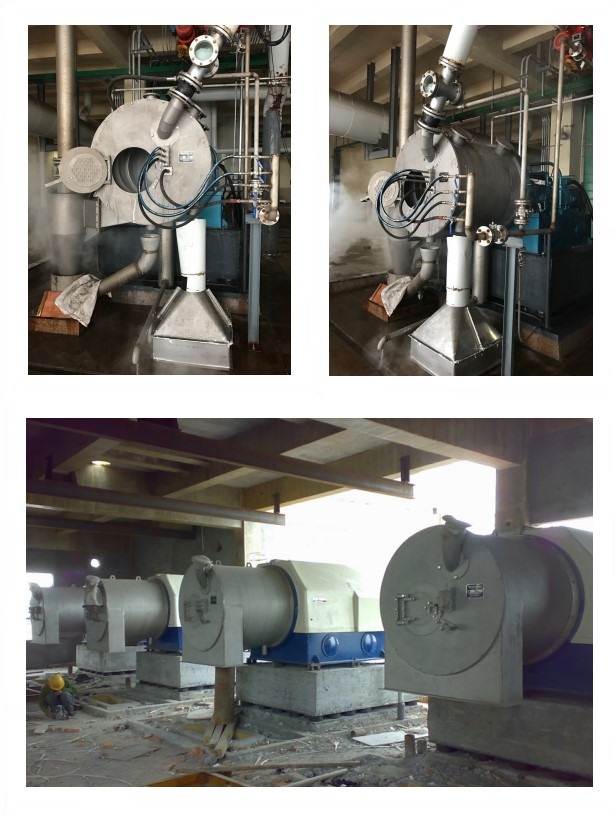 High Speed Automatic Food Centrifuge With 2 Stage Pusher Mineral
