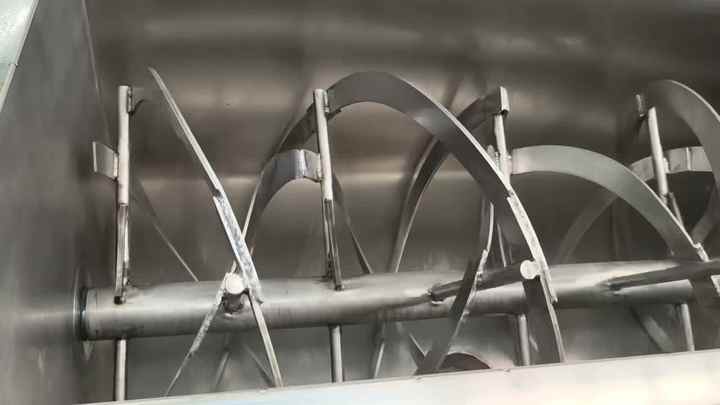 Spises Ribbon Industrial Ribbon Mixer Horizontal Animal Feed Mixing Machine Seasoning ...