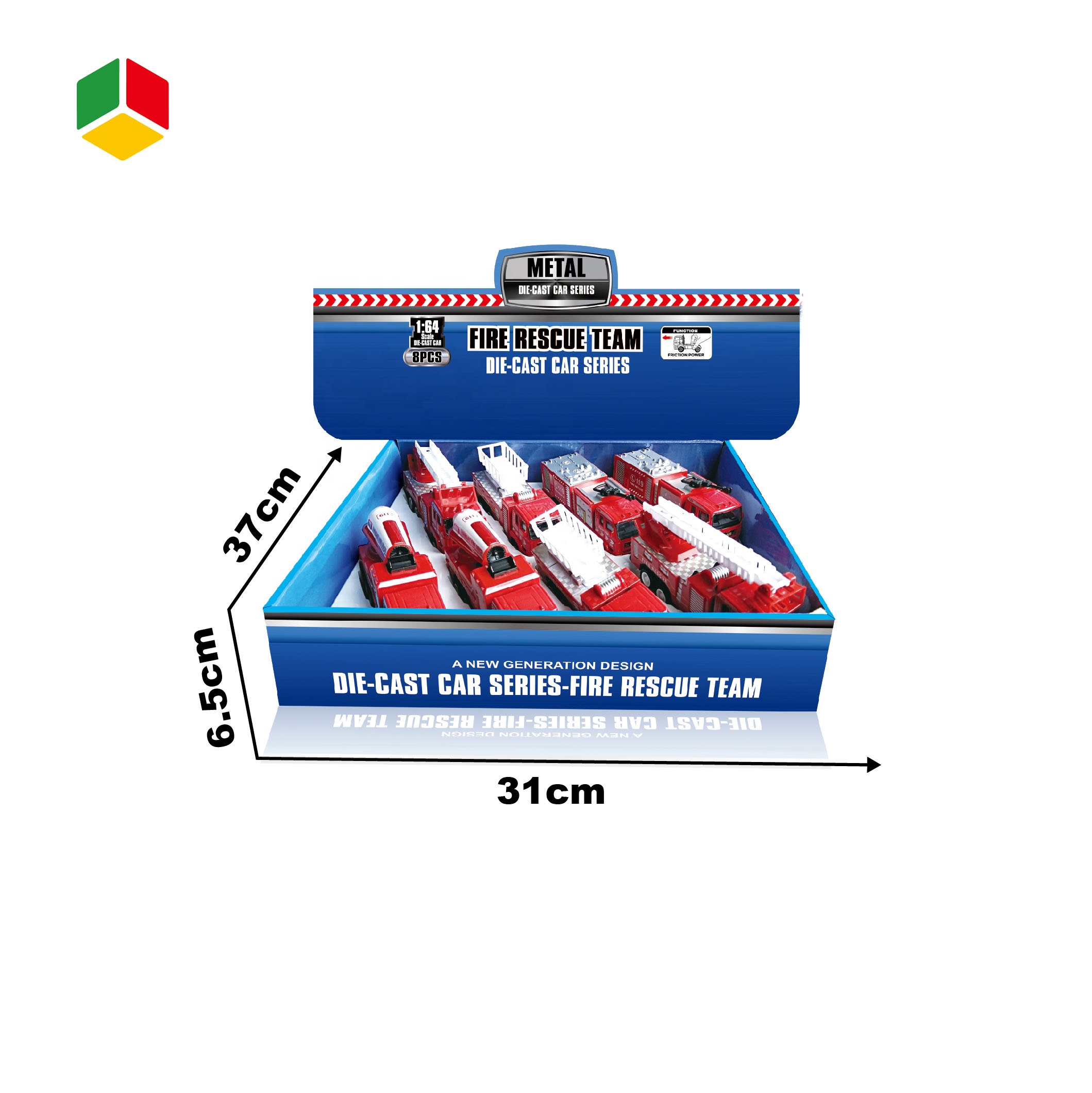 Фрикционный пожарный автомобиль леса ведро подъемная игрушка