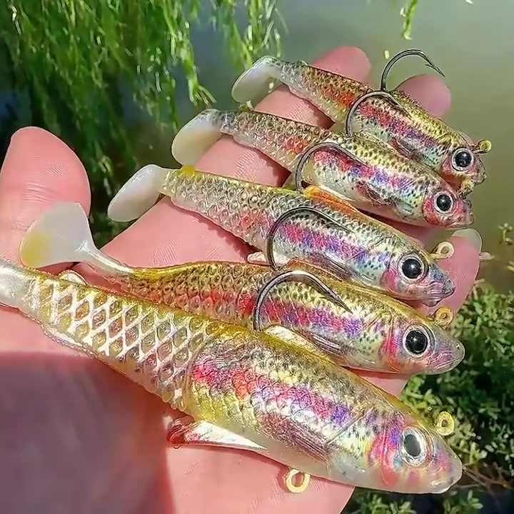 alibaba fishing lures 75mm-130mm Soft Fishing Lures Silicone T-Tail Artificial Bait for Ocean  River Lake Fishing Attractive Pike Perch Bass Lead| Alibaba.com