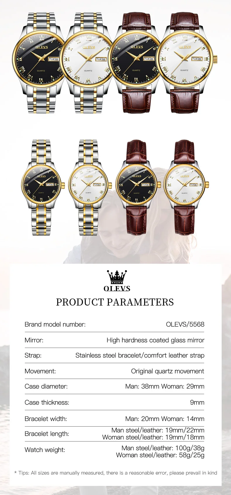 OLEVS wrist luxury brand | 2mrk Sale Online