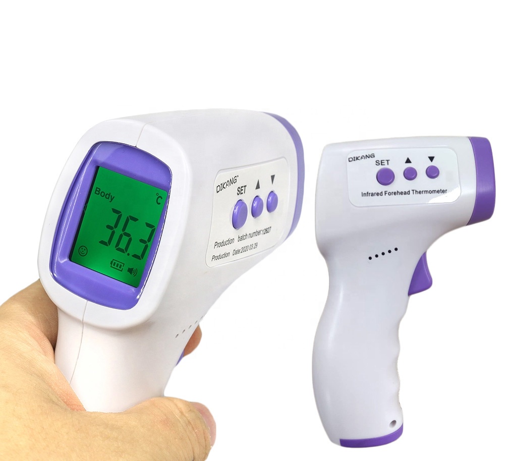 2020 Non-contact infrared forehead thermometer fast shipping Honggao Factory Dikang brand price