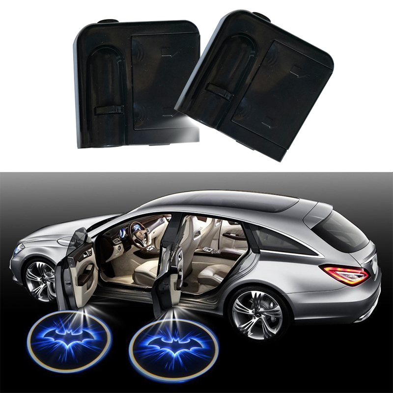 Индивидуальный логотип, беспроводной автомобильный проектор для двери, автомобильный светильник с логотипом