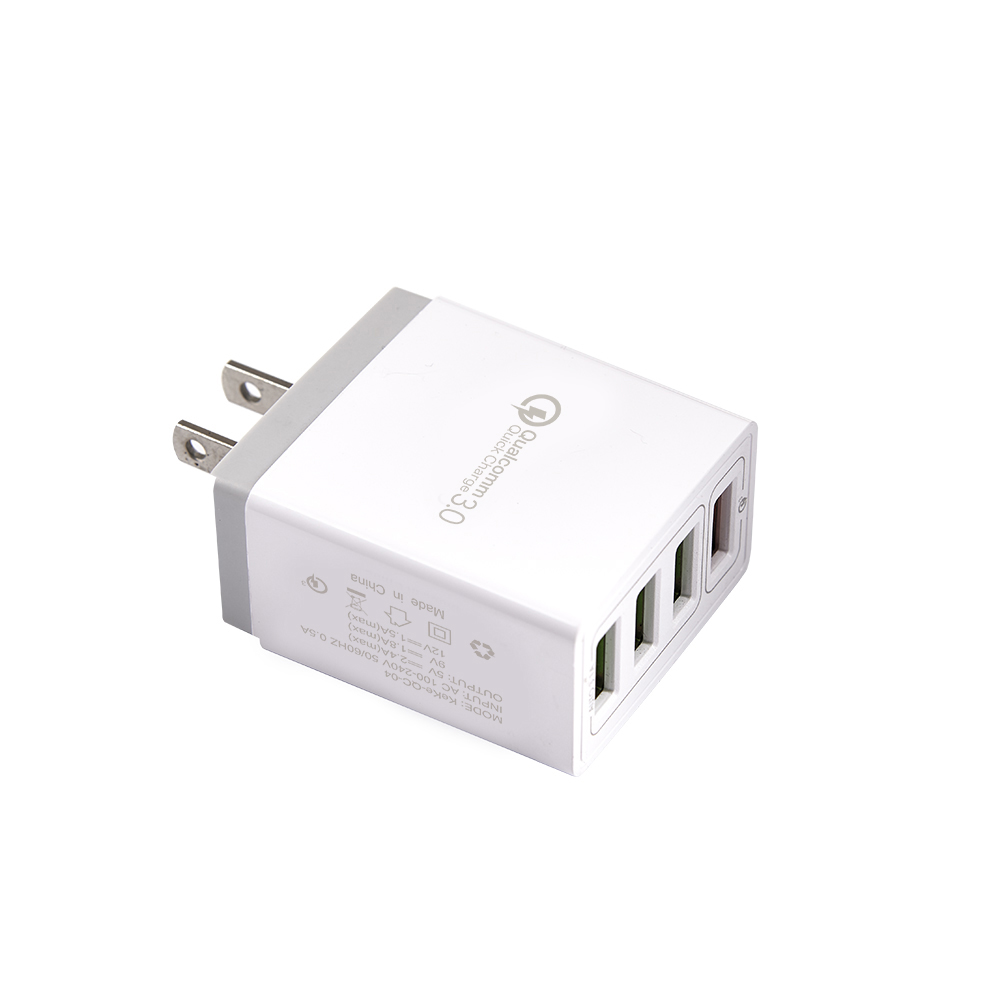 SIPU полностью Белая настенная зарядка готовая к отправке штепсельная вилка США/ЕС/Великобритании quick qc 3,0 зарядные устройства 4 порта usb настенное зарядное устройство
