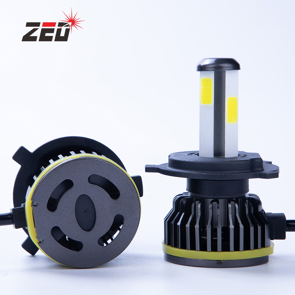 S10 40 Вт 9005 лм 4 стороны H4 Светодиодная лампа COB Чип bombillo led h11 H7 9006 Светодиодная лампа для автомобильных фар
