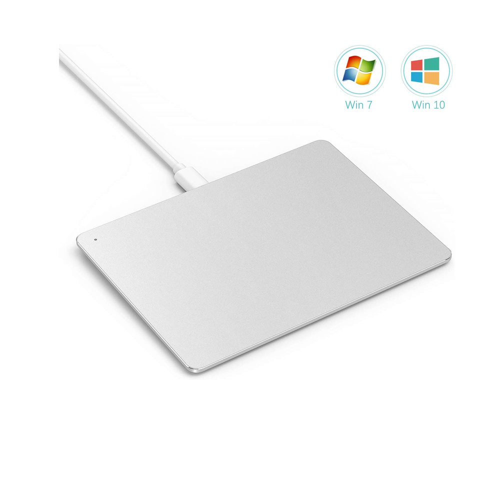 Ультра тонкий портативный алюминиевый USB проводной тачпад с мульти-сенсорной навигацией для Windows