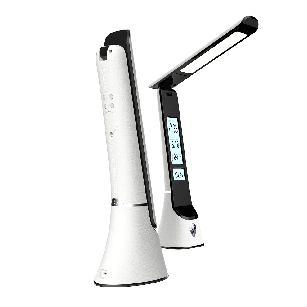 Современная перезаряжаемая Светодиодная настольная лампа с календарем, прикроватный столик для спальни, кабинета, для чтения, складной светодиодный ночник для чтения с USB-зарядкой, настольная лампа