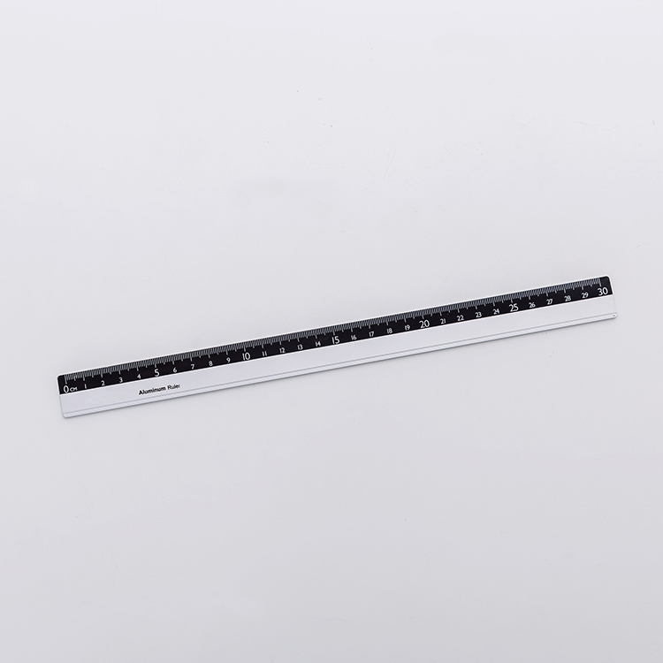 Custom 30CM Safety Metal Straight Aluminum Ruler