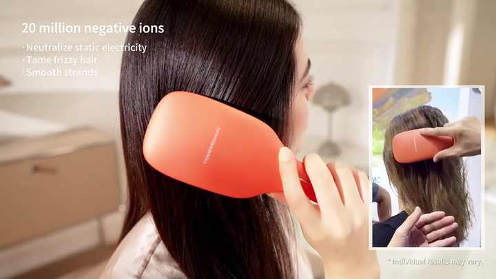 TOUCHBeauty VITA Electric Hair Care Comb - EMS Scalp Massager for