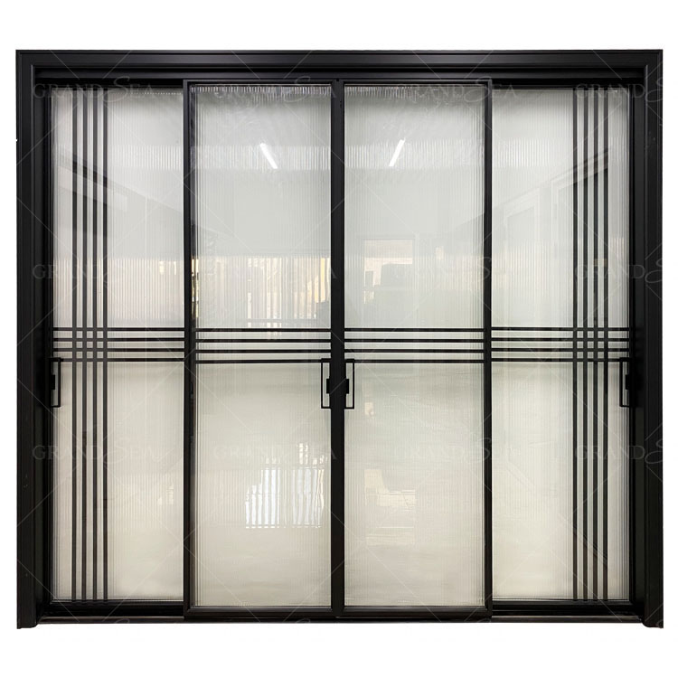 2 faixas De Alumínio Vidro Duplo Portas de Correr e Janelas À Prova de Som