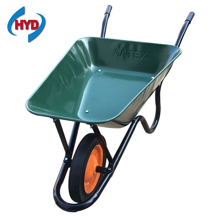 Purple Heavy Duty 110L Equestrian Garden Builders Plastic Wheelbarrow with Puncture Proof Tyre
