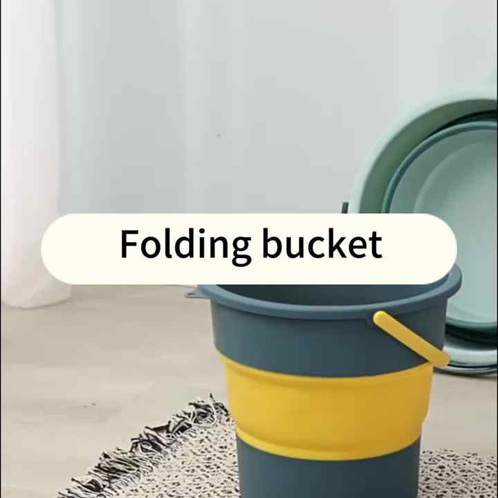 Outdoor Camping Custom Foldable Collapsible 5L 10L 17L Plastic Bucket ...