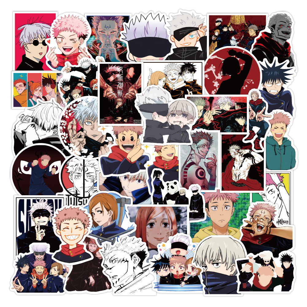 100 шт дизайн аниме Jujutsu Kaisen наклейки наклейка скейтборд мотоцикл багажные наклейки