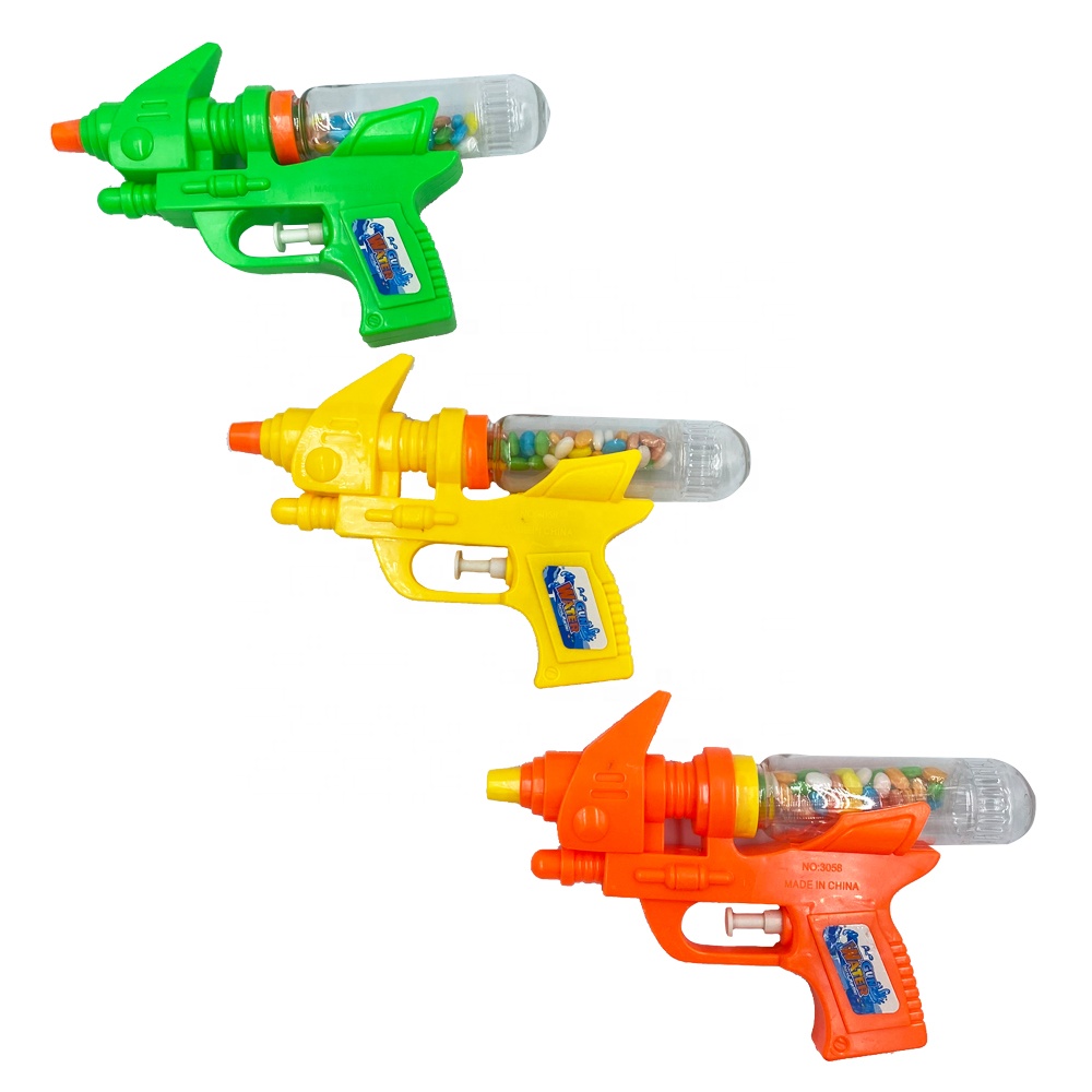 Недорогой пластиковый мини-пистолет для воды с конфетами для детей