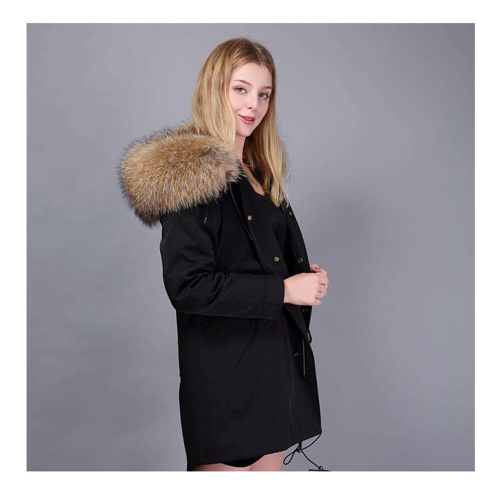 manteau femme fourrure synthétique