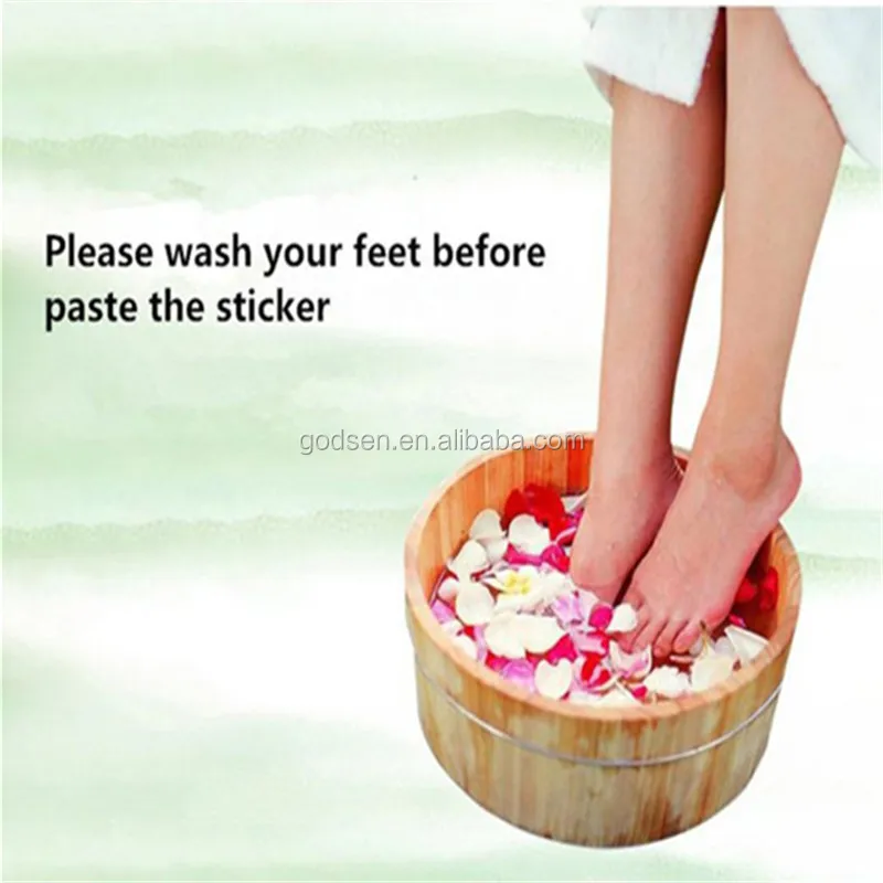 Bamboo detox foot patch with adhesive is the best Chinese natural foot detox pad