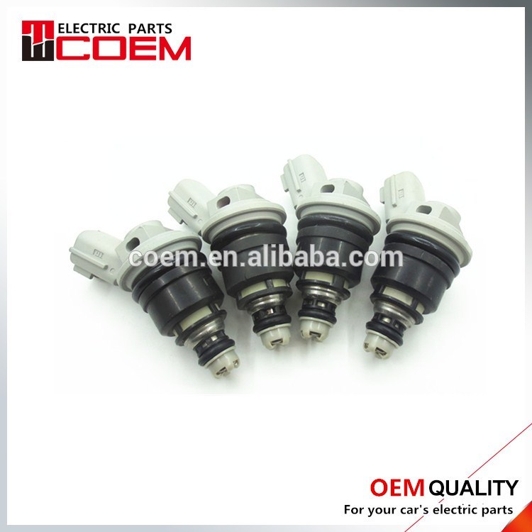 *Cleaned /& Tested* JECS OEM Fuel Injector Set SR20DE 2.0L KA24DE 2.4L Nissan 4