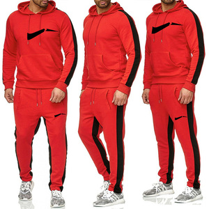 red sweatsuit nike