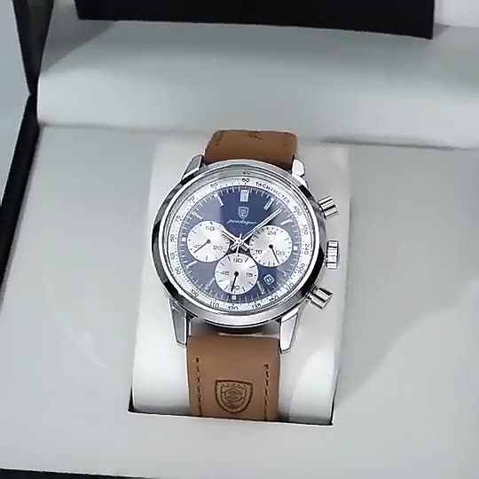 POEDAGAR 921 Men's Watch Original Chronograph Luminous