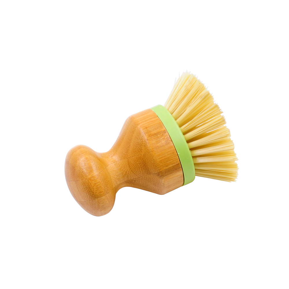 Natural wood bristles Kitchen bamboo Dish washing Pot brush for cleaning usage