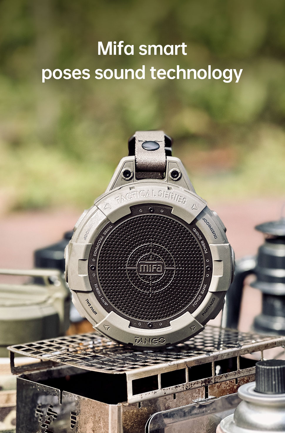 Mifa Tango Portable Bluetooth Speaker - IP67 Waterproof