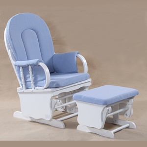 supremo bambino nursing glider chair and footstool