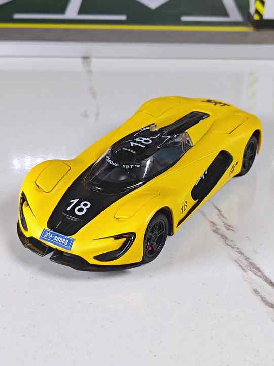 thumbnail image 2 of Scale Diecast Car 1:32 For Dodge Challenger SRT Alloy Musle 2 of 9