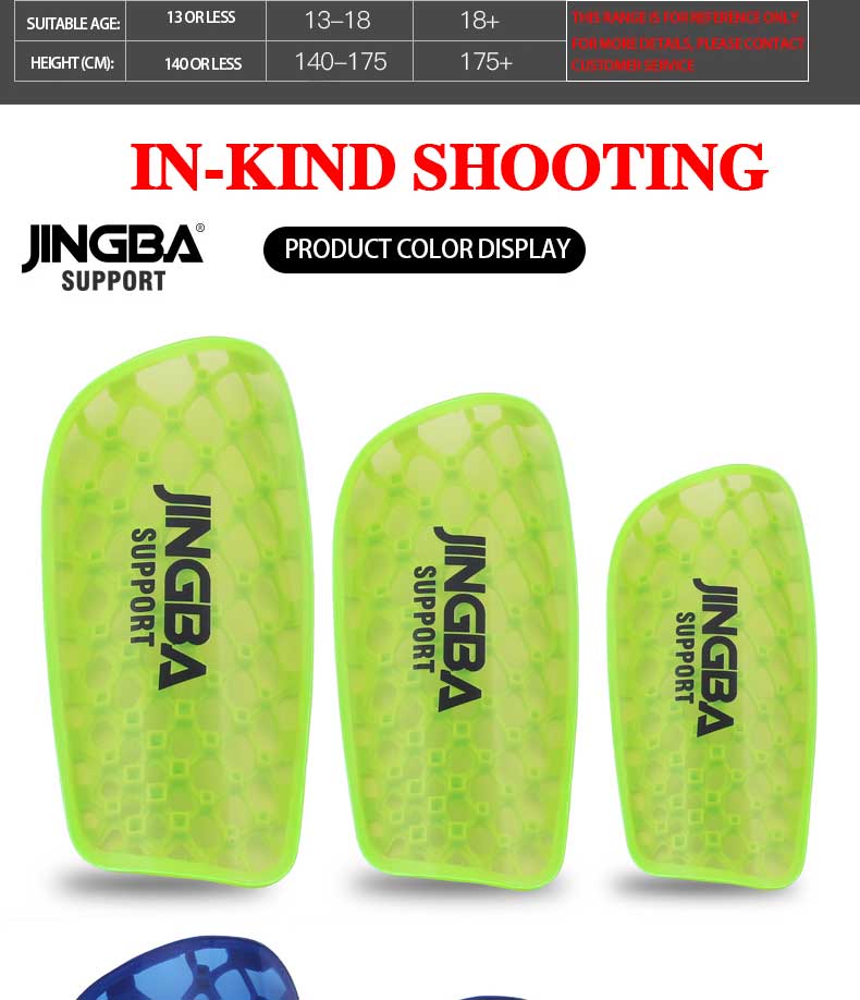 JINGBA SUPPORT hot sale soccer shin pads breathable football protecting Shin Guards Lightweight sports protector customizing