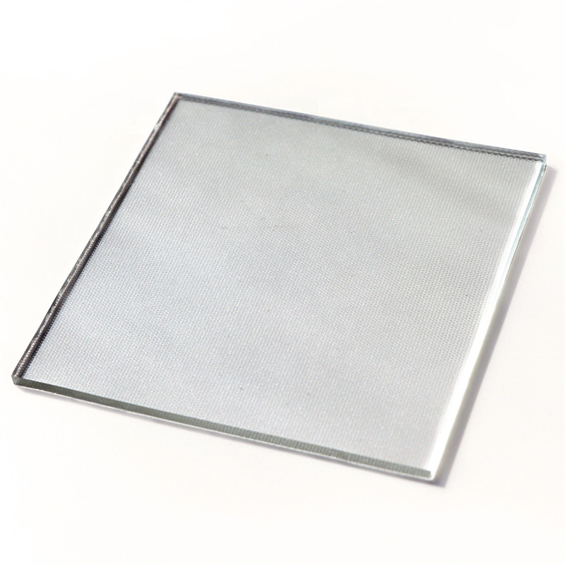 high efficiency transparent patterned solar glass panel