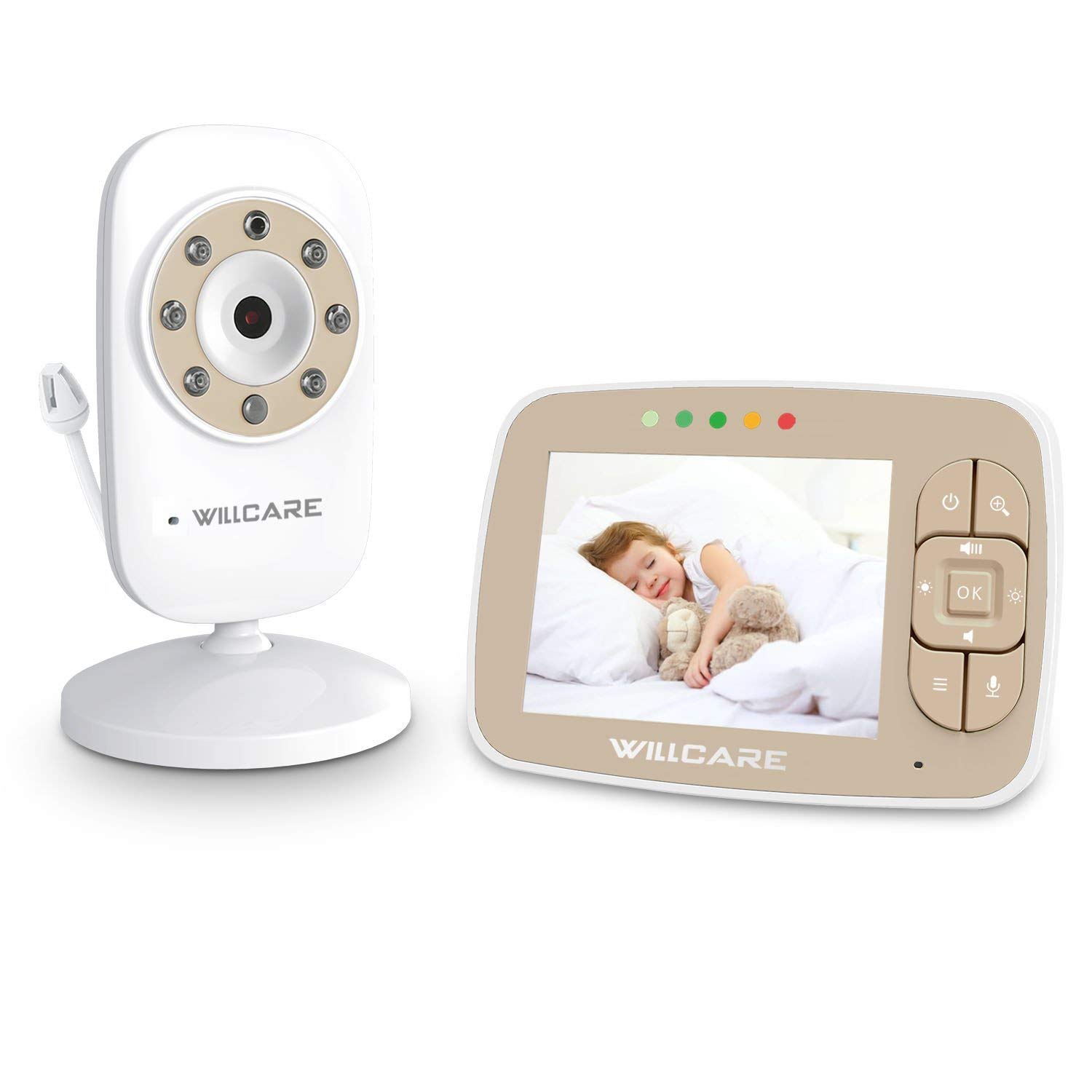 3.5 inch hot selling video talking and motion detection cheap baby monitor
