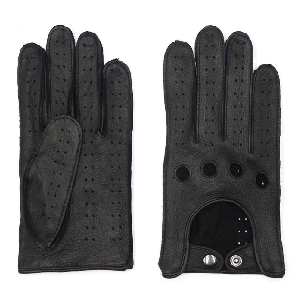 Mens Vintage Classic Leather Motorbike Fashion Gloves Soft Sheep skin