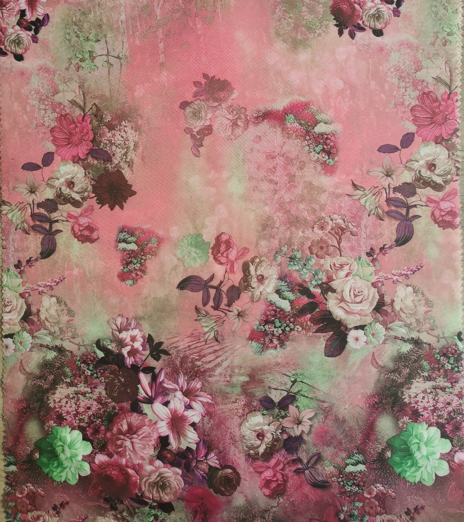 210T тафта водонепроницаемый ПУ покрытие печати для плащ