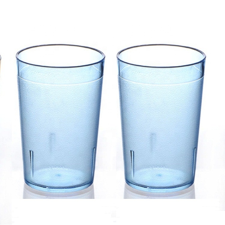 Многоразовая матовая пластиковая чашка для питья SAN объемом 8 унций