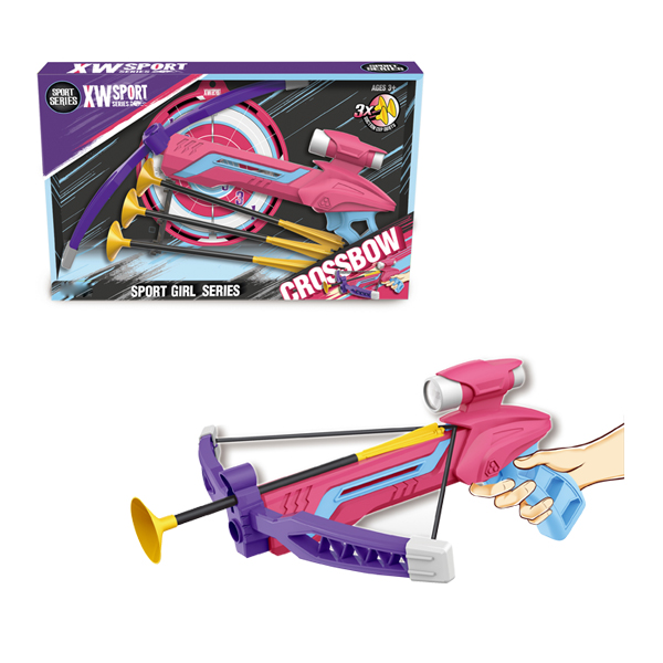 Лидер продаж Amazon, набор игрушек для дома и улицы для девочек, детский игровой пистолет для лука и стрел для охоты