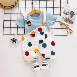 Best Sell Nylon / Cotton Material Lavender Color Spandex / Cotton Material Baby Clothing Sets