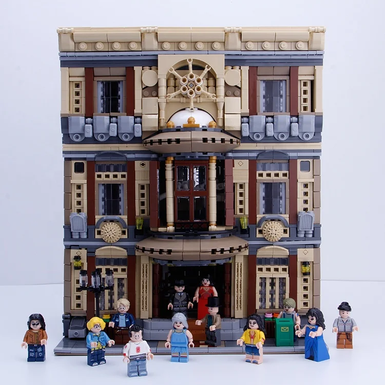 Горячее надувательство XINGBAO XB-01005 5052 шт. музея формы DIY творческие кирпичи пластиковые блоки для строительства города блоки Набор игрушек для детей