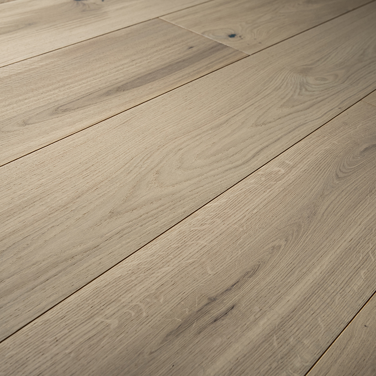 White oak silk white color export engineered  flooring