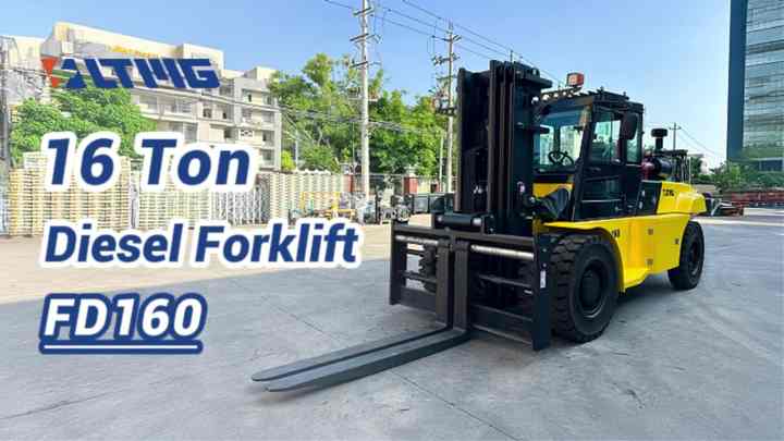 LTMG Heavy FD160 16 Ton Diesel Forklift 3M Mast Automatic Fork ...