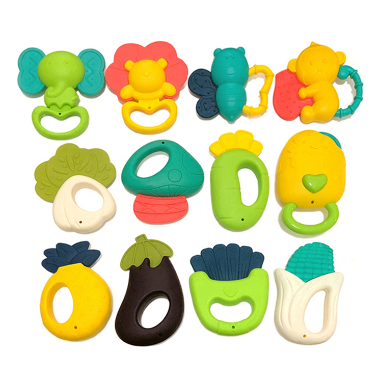 Мягкие Детские зубов Прорезыватель для зубов, мультфильм животных сенсорные игрушки зуб резинка плюшевые игрушки оптом силиконовые детские грызунок из горячая распродажа товаров