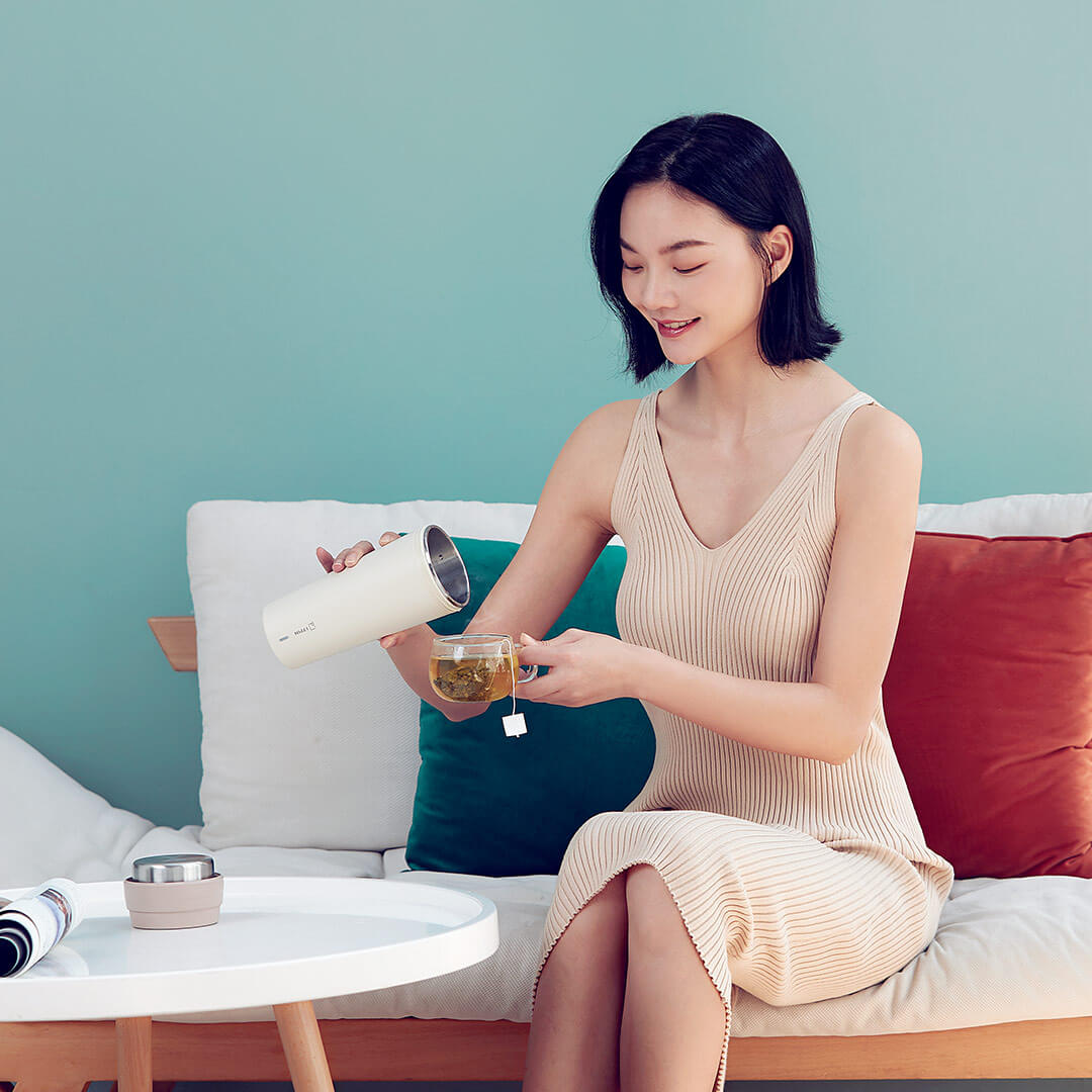 2-в-1 400 мл ce портативный кипящий электрический чайник и Термокружка для путешествий бутылка для воды электрическое охлаждение и нагрев чашки