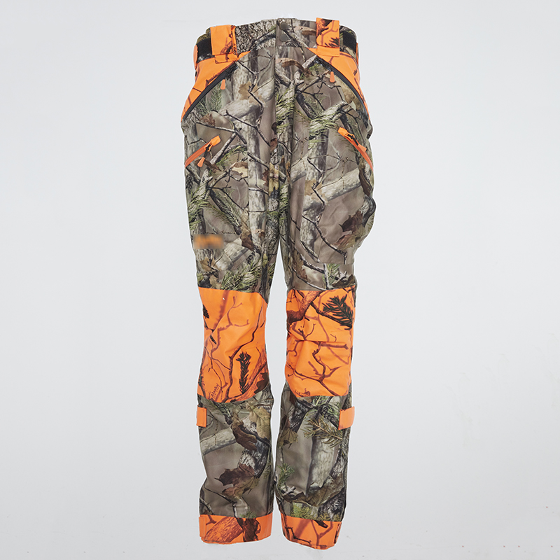 Наружные оранжевые камуфляжные охотничьи брюки, водонепроницаемые охотничьи брюки