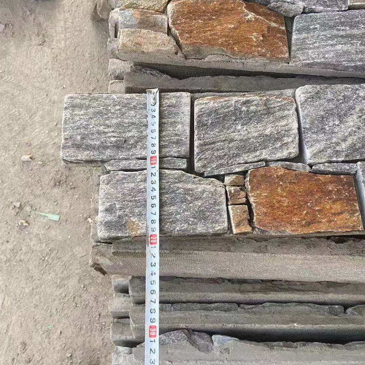 new design outdoor wall covering stone cladding slate rusty cultured stone