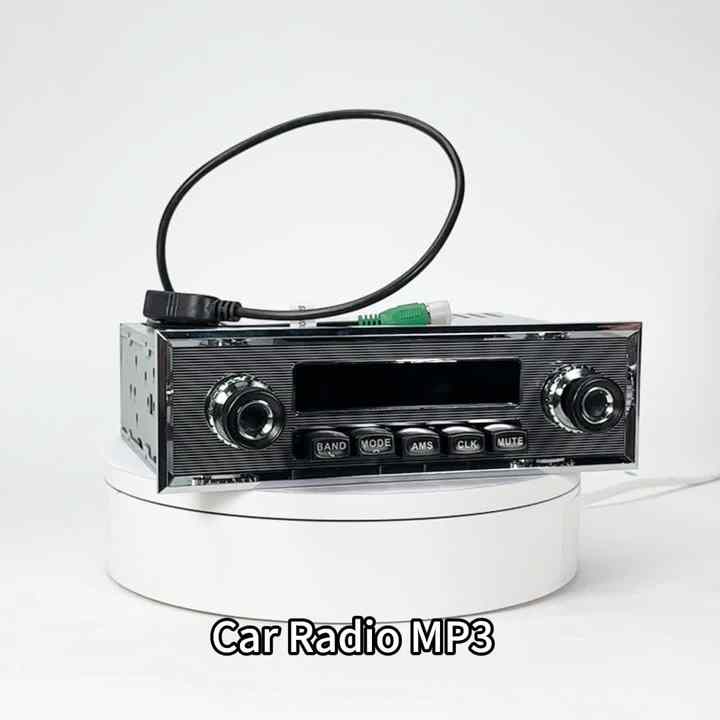 レトロ 1DIN カーオーディオ Bluetooth MP3 FM 旧車 【公式通販】