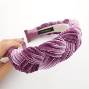 Artilady Velvet Ribbon wide headbands for women black hair jewelry headpiece women accessories