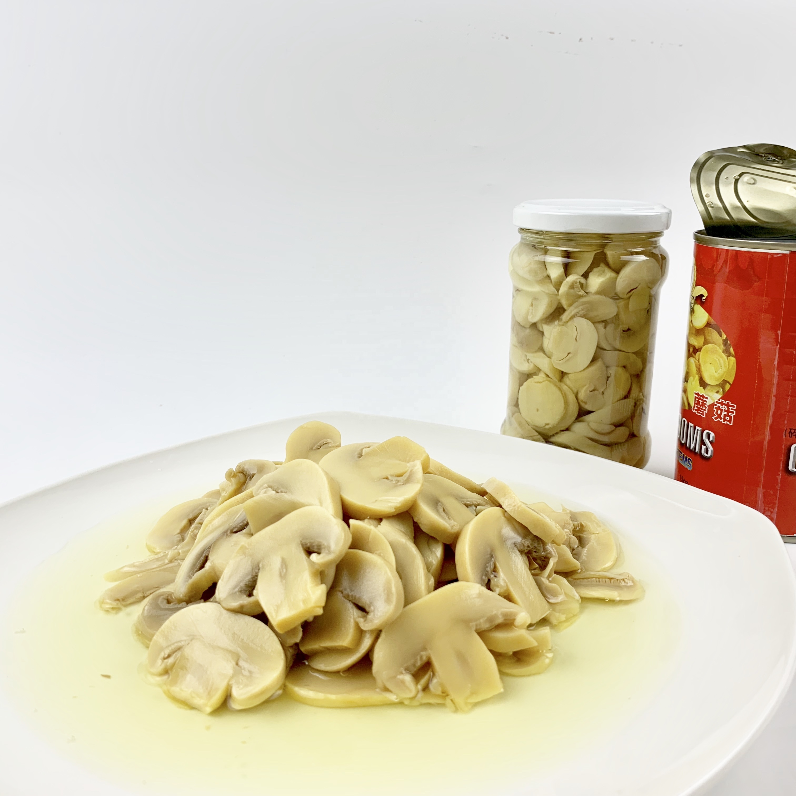 High quality canned mushrooms PNS slices and stems champignon China factory 425g